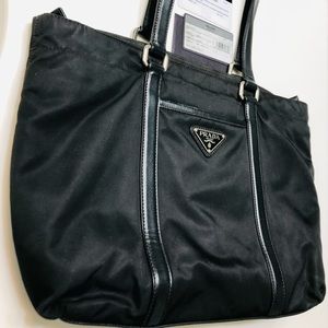 GENUINE PRADA Nylon Saffiano Tessuto Bag